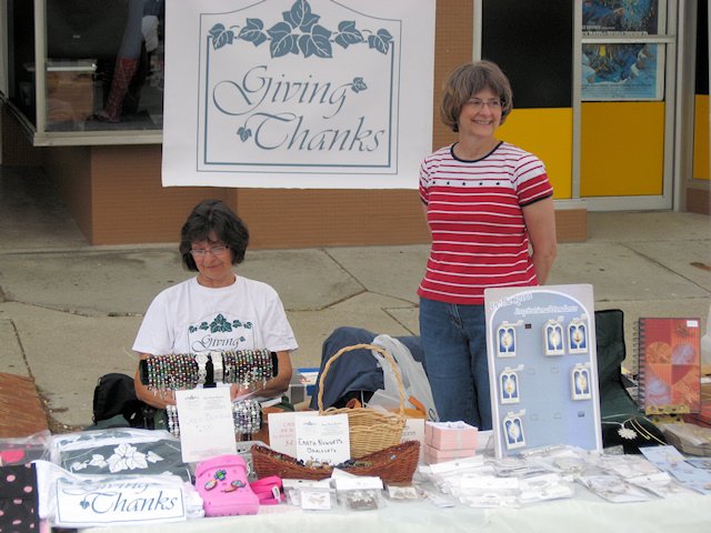 Giving Thanks Ministries Booth